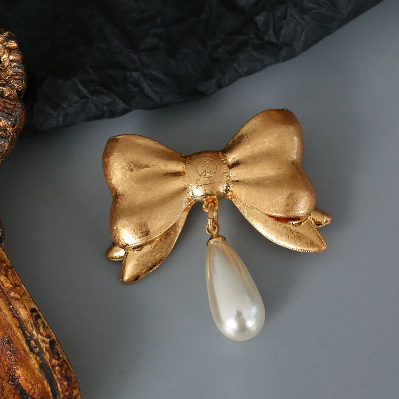 Vintage Bowknot Brooches For Women Jewelry Runway Party T Show Fancy Trendy Boho INS Japan