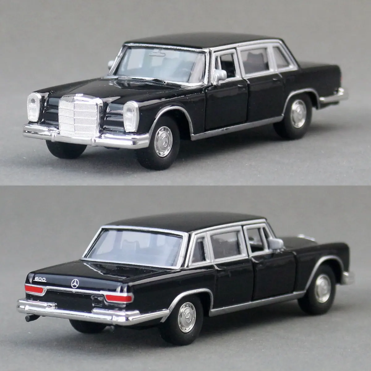 1/36 Mercedes-Benz 600 Pullman 1963 Spielzeugauto Welly Druckguss-Fahrzeug Miniatur Rückzieh-Modell Sammlerstück Geschenk für Freund – Detail 2