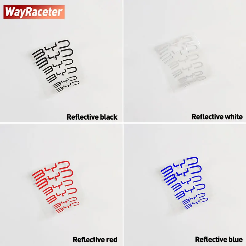 6 Pcs/Set Reflective Hi Temp Car Brake Caliper Decal Sticker For BYD Shark 6 KING HAN ATTO 3 2 1 Sealion 7 6 5 8 Seal U Ti7 XIA