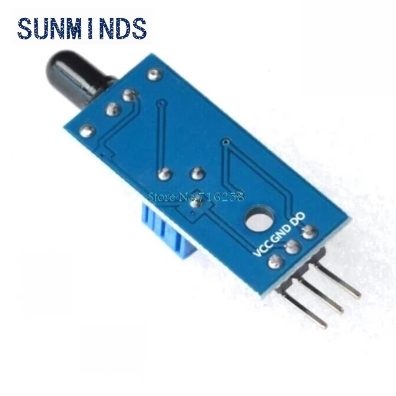 IR Infrared 4 Wire Flame Detection Sensor Module IR Flame Sensor Module Detector Smartsense For Arduino