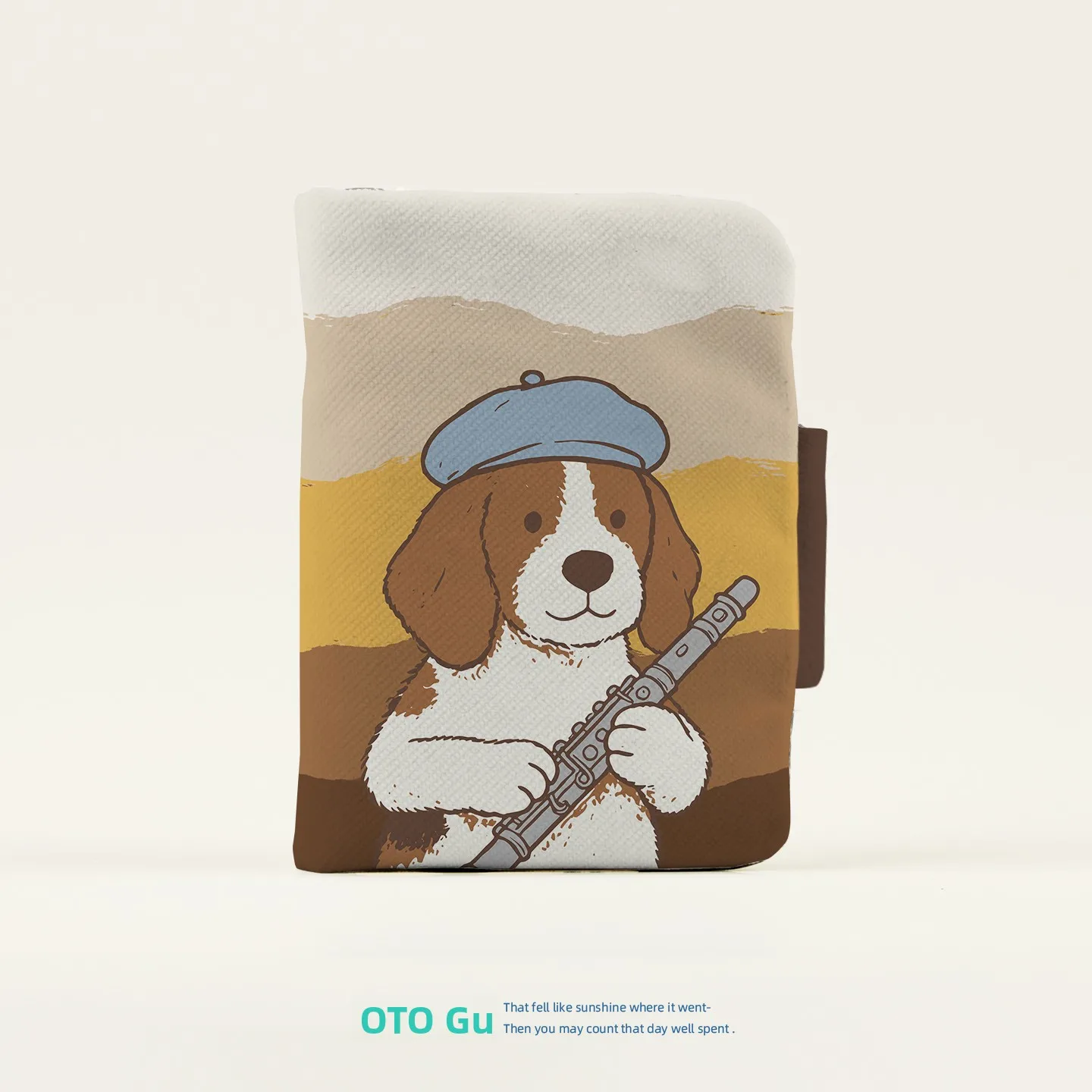 retro-music-dog-passport-holder-wallet-card-case-travel-document-bag-dog-ticket-clip-passport-bag-vintage-artistic-style