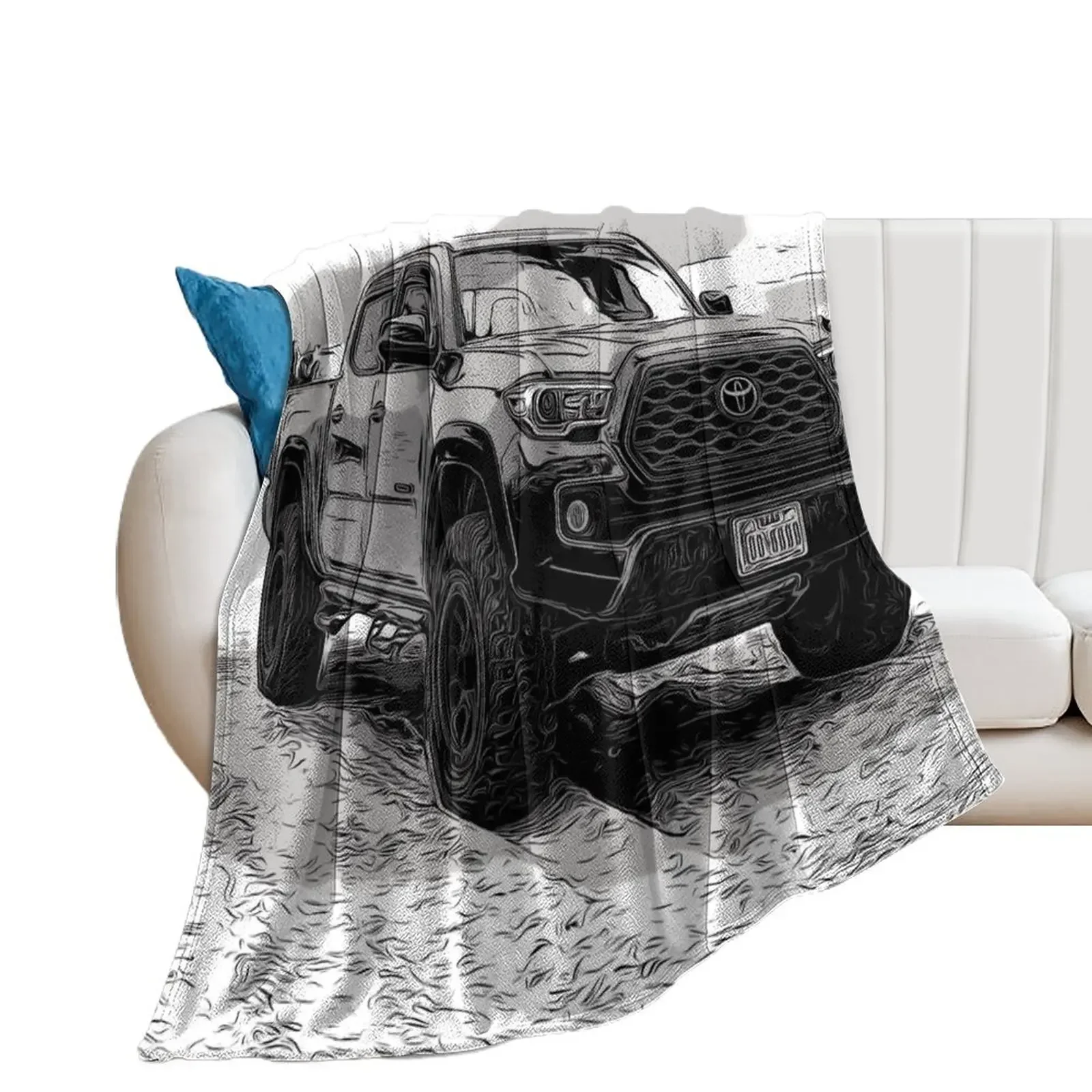 

Tacoma truck Throw Blanket Luxury Brand Nap Blankets