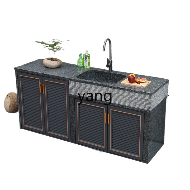 

CX Marble Laundry Tub Integrated Inter-Platform Basin Outdoor Courtyard Granite Wash Sink