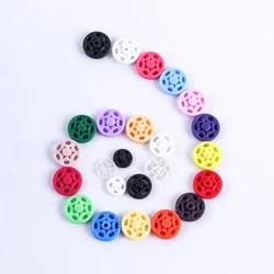 Piccoli elementi di fissaggio a scatto in plastica ABS, bottone a pressione, accessorio per cucire, 7mm, 10mm, 13mm, 15mm, 18mm, 21mm, 25mm,