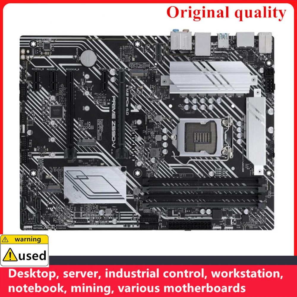 For PRIME Z590-V Motherboards LGA 1200 DDR4 128GB For Intel Z590 Desktop Mainboard M.2 NVME SATA III USB3.0