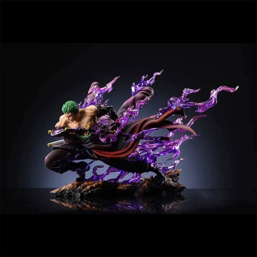 

21cm Roronoa Zoro One Piece Anime Figure Figurine Pvc Gk Statue Figurine Model Doll Collection Room Decora Desk Toys Gift