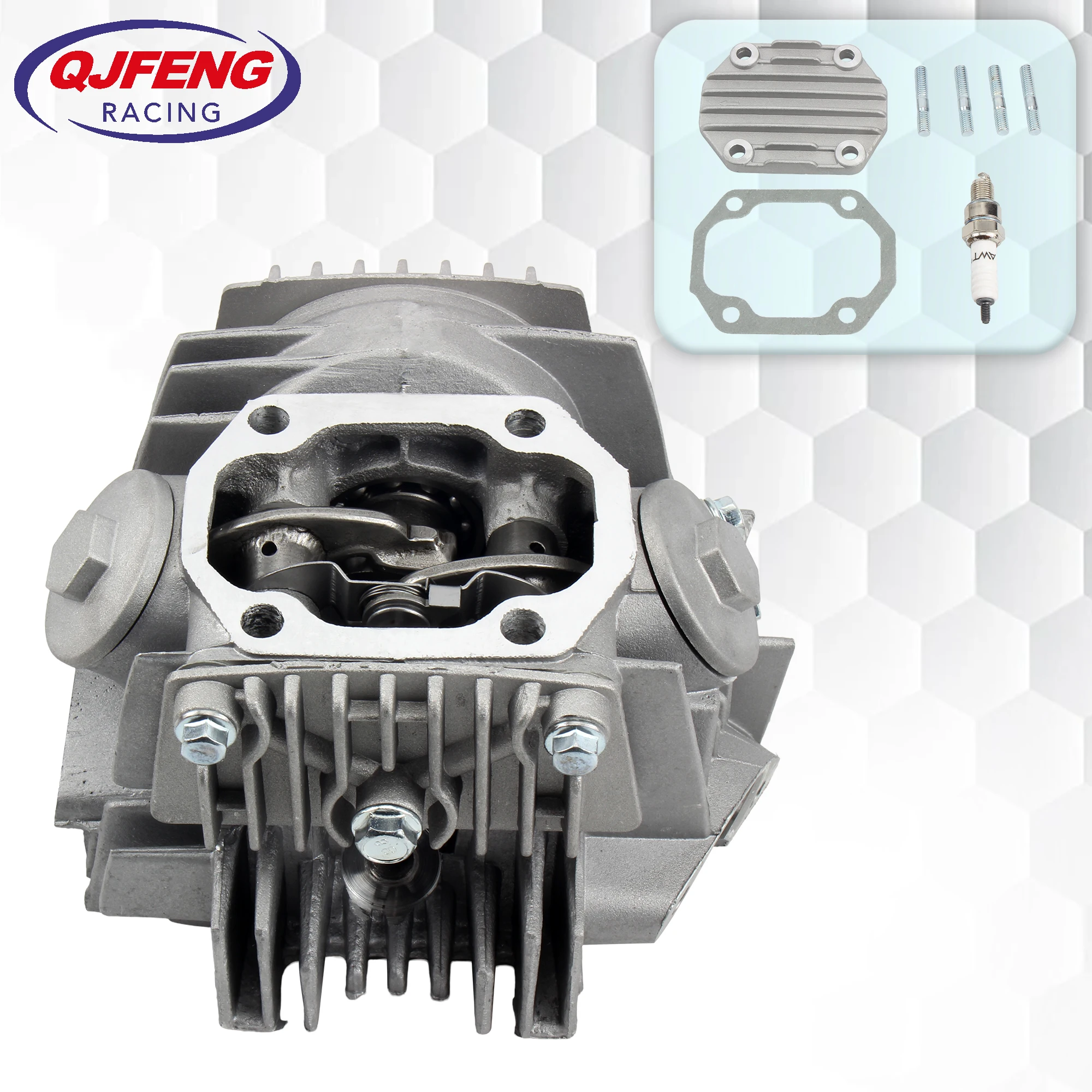 

C110 110CC Motocross Engine Cylinder Barrel Head With Gasket For 110 WS110 ATV Pit Dirt Bike Bore Cylinder Head Piston