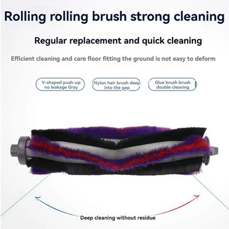 32PCS For Midea VCR M7 / M71CN / I10 Robot Vacuum Cleaner Accessory Main Roller Side Brush Hepa Filter Mop Cloth Accessories