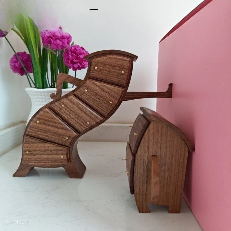 Mini miniature wall dong waist cabinet desktop jewelry storage six point baby house furniture