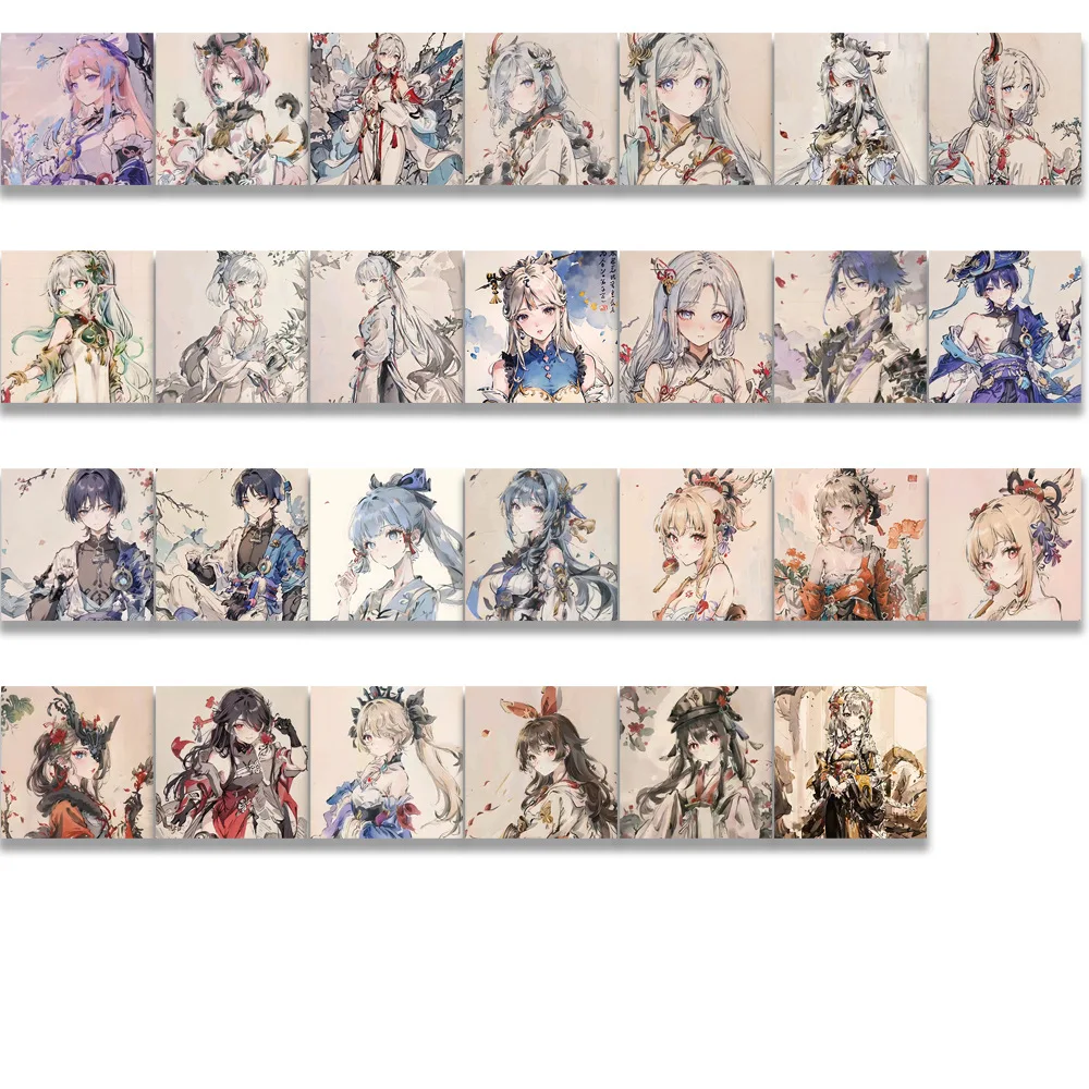 Dark Artistic Ink Stickers Pack of 62 - Waterproof Matte Vinyl Labels for Bullet Journal Notebook Decor with Permanent Adhesive