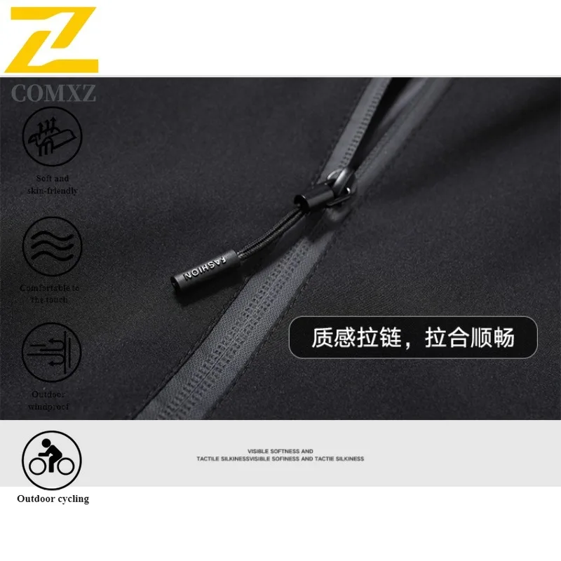 EiAO سترة واقية عصرية مقنعين ربيع الخريف مقاوم للماء يندبروف سترة خارجية للمشي التخييم الصيد الرياضة الحضرية 2025 #5