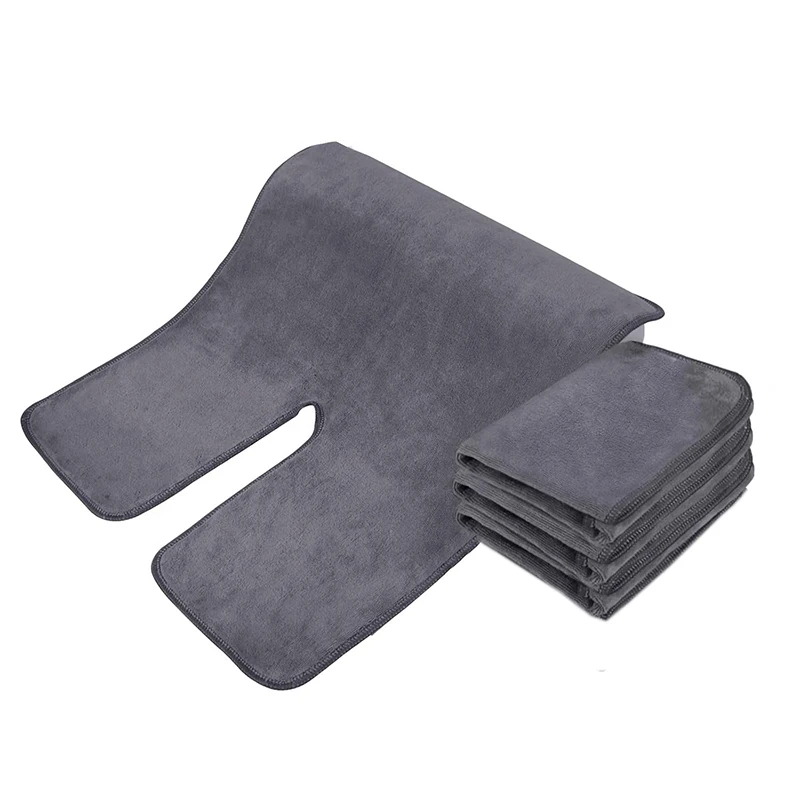 U-Shaped Ultra-Fine Fiber Beauty Towel - Soft Absorbent Quick-Dry for Salon & Spa