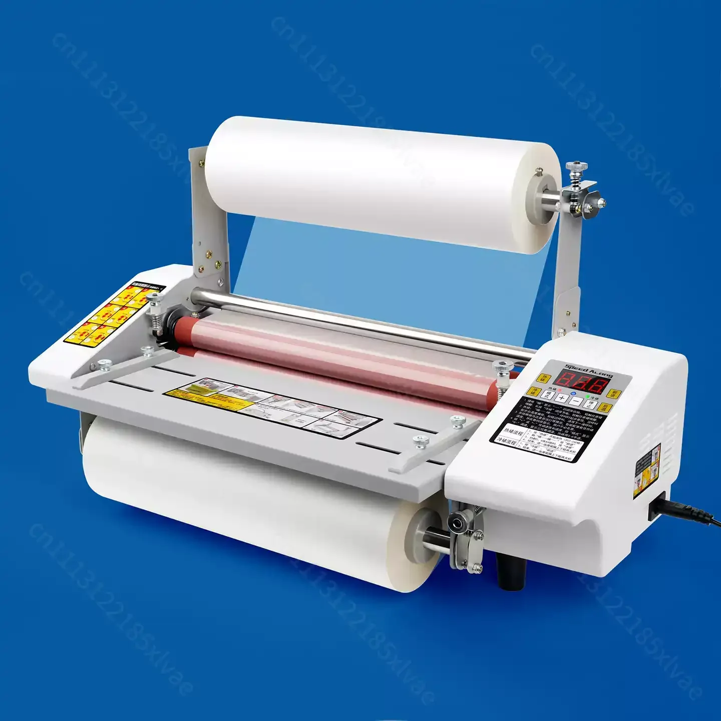 4 Roller Cold Hot Laminator 9350 A3+, Rolling Film Photo Laminating Machine, Professional Photo Binding Laminator