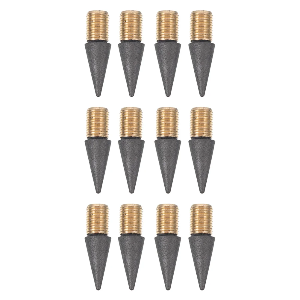 

12 Pcs Replacement Pencil Tip Inkless Replaceable Head No-sharpening Drawing Tips Infinite Accessory Automatic