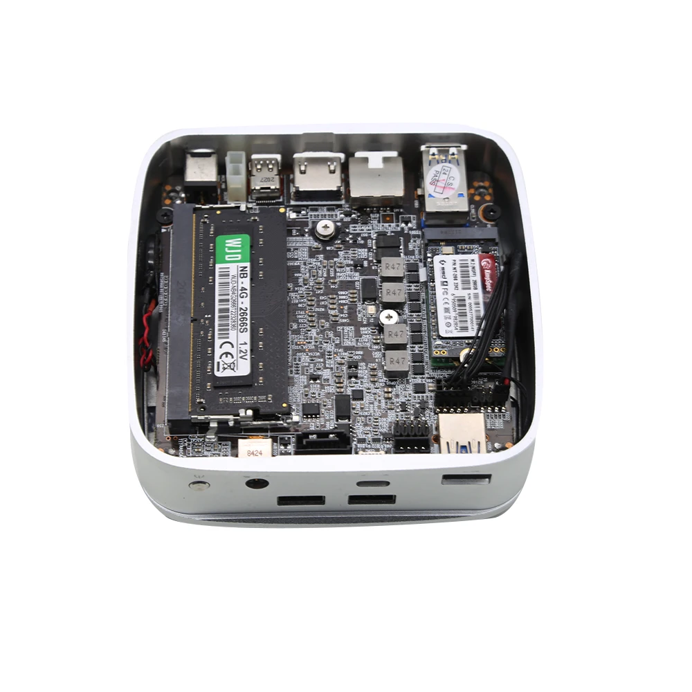 NUC Office Mini PC Core i3-6100U 16G DDR4 512G SSD Windows10 FAN MINI POCKET PC HD DP Type-C دعم شحن مثبت على الحائط