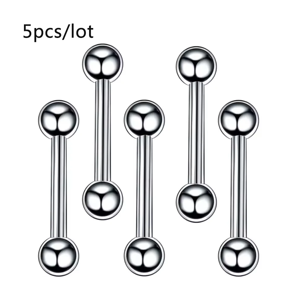 5/16 Stück/Set Körperschmuck Gebogene Nasen-, Ohr-, Bauch-, Lippen-, Zungenringe Set Edelstahl Bauchnabel-, Augenbrauen-Piercings Oreja – Detail 9