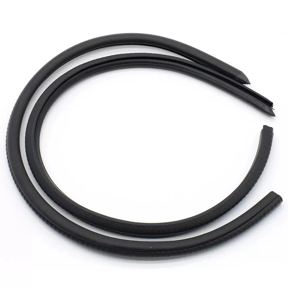 2Pcs B Pillar Rubber Seal Strip Noise Reduction And Windproof Trim Suitable For Most Cars Left And Right Door