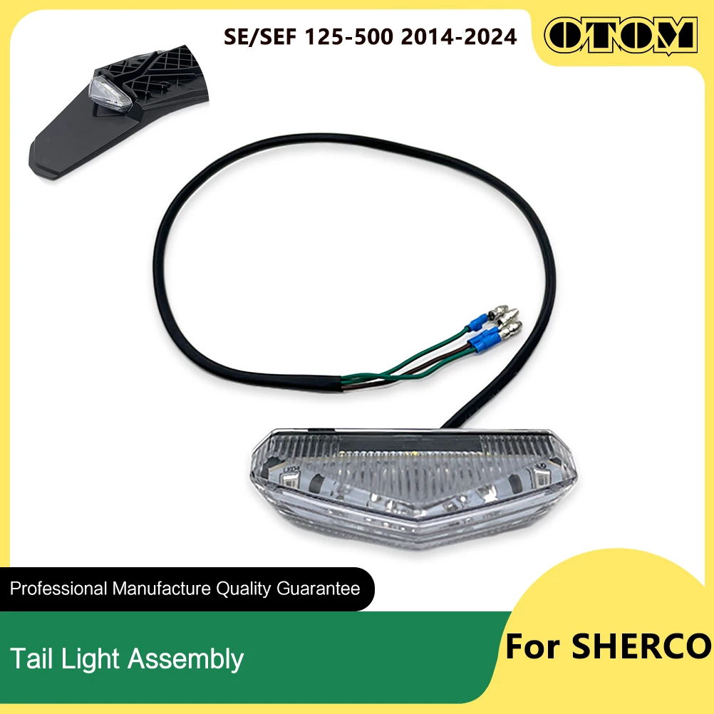 OTOM 2014-2024 luz trasera de motocicleta lámpara de freno conjunto de luz trasera para SHERCO SE SEF 125 250 300 450 500 accesorios motos de cross