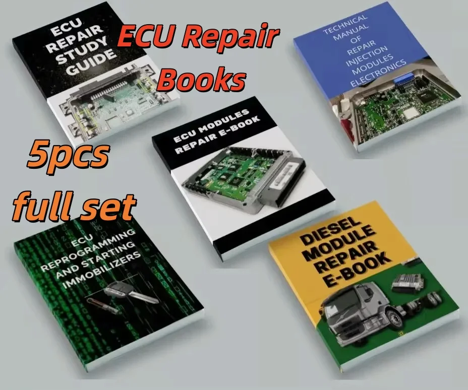 

ECU Repair Study Guide (5 books in English) EEPROM Test Programming and Digital Central Simulator Automotive Diagnostics Teachin