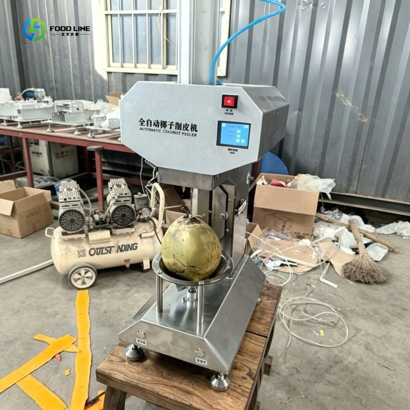 Multi-Function Automatic Coconut Skin Removing Machine Green Coconut Peeler FL Customized