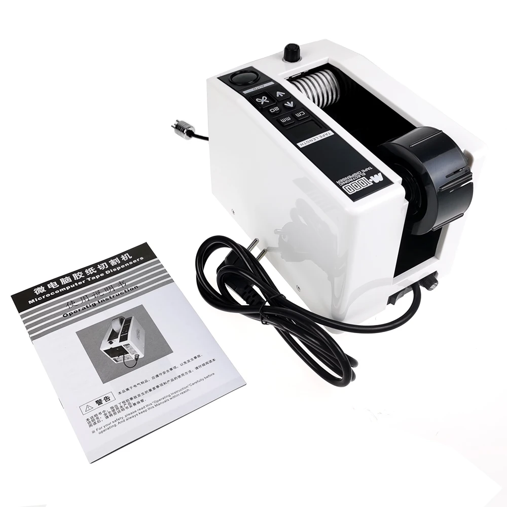tipo Dispensador de Fita Automática Cortador de Fita Adesiva Elétrica Máquina de Corte Cortador de Correia de Alta Temperatura M1000 ou M-1000s Novo