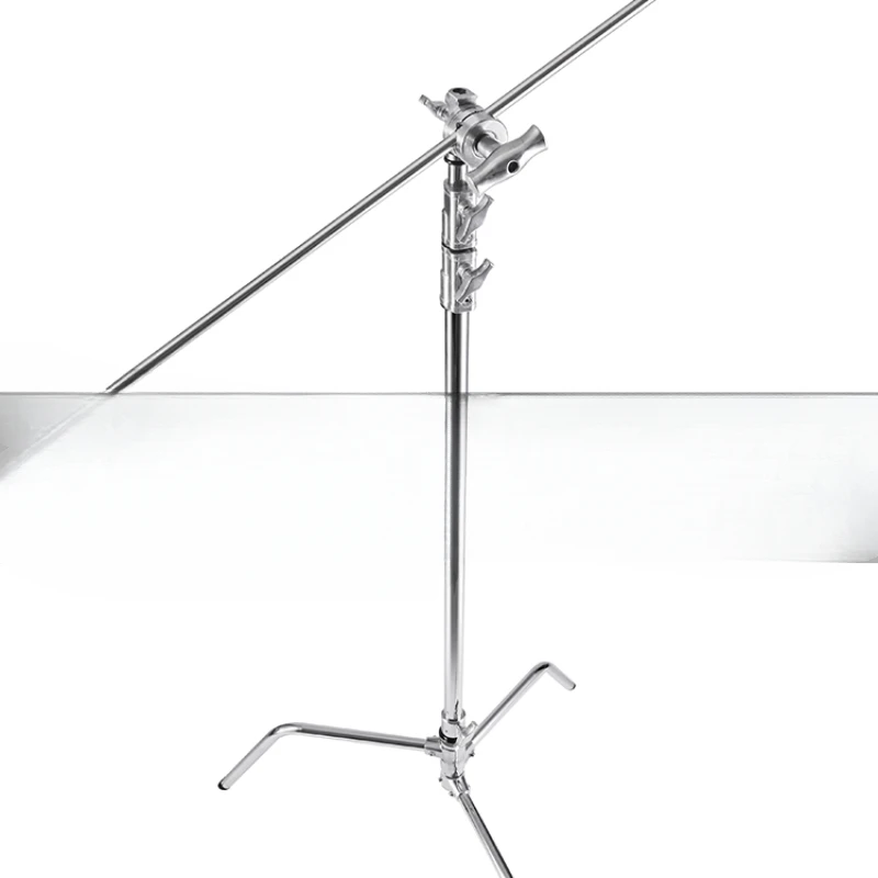 C-frame photography light stand, magic leg, flag board, crossbar, portable, cantilever, stainless steel