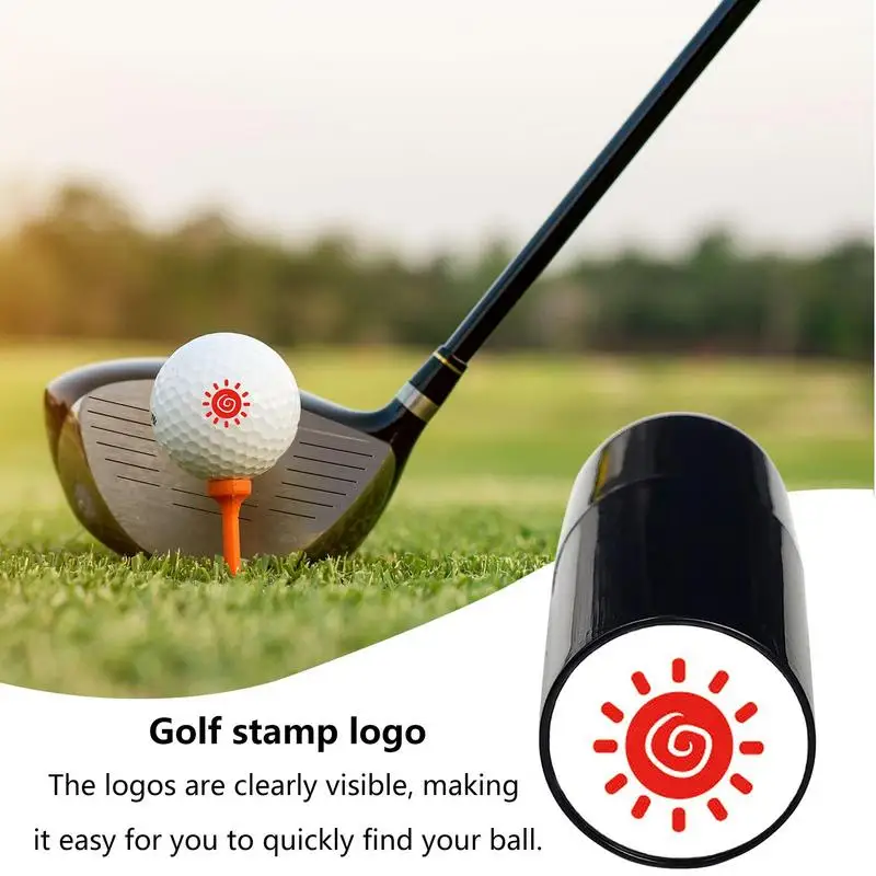 Cap bola Golf portabel dan dapat digunakan kembali, penanda identitas Bola Golf Shamrock cap aksesoris Golf untuk pemula