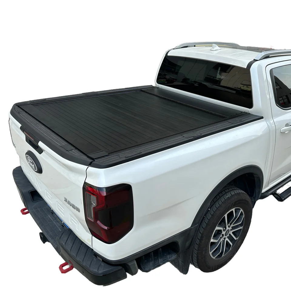 

Роликовая крышка Tonneau Cover для пикапов, выдвижная, выдвижная, для Tundra, Hilux, для Tacoma Ranger BYD, водонепроницаемая, складная
