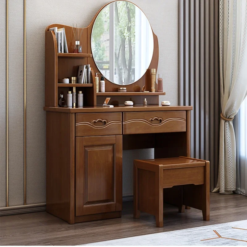 

Drawer Integrated Dressing Table Makeup Cabinet Set Bedroom Dressing Table Mirrors Vanity Tocador De Maquillaje Home Furniture