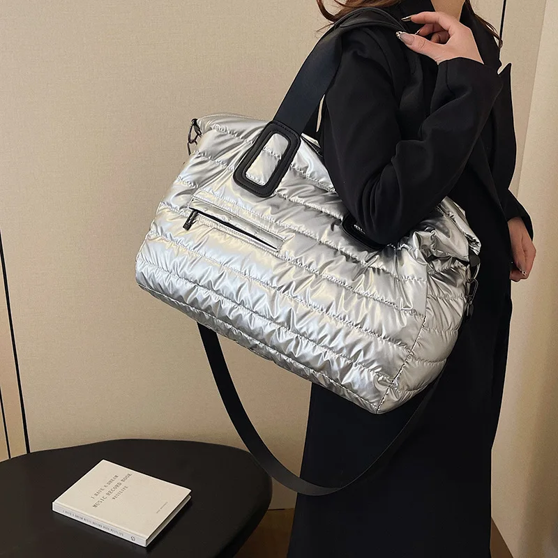 Women's Fitness Bag - Sports Bag, Waterproof for Swimming Yoga Handheld & Shoulder Strap Travel Luggage Bag with Large Capacity