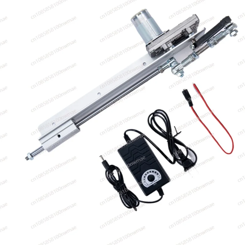 Adjustable distance linear reciprocating motor, telescopic motion mechanism, gun machine DIY push rod small push-pull lift