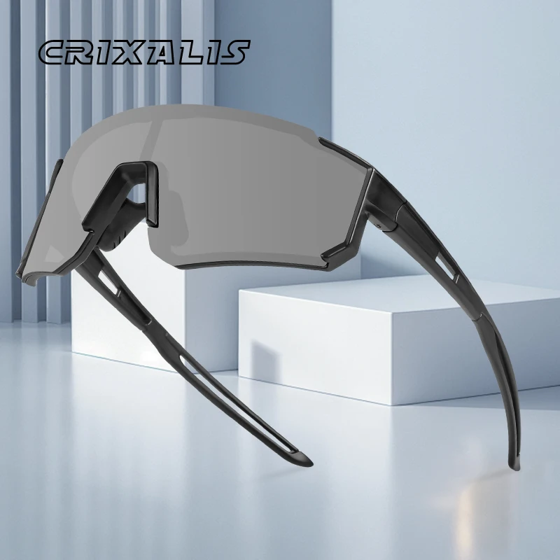 CRIXALIS kwadratowe okulary przeciwsłoneczne męskie kolarstwo na świeżym powietrzu okulary przeciwsłoneczne damskie jazdy okulary przeciwodblaskowe męskie gogle UV400 zonnebril heren