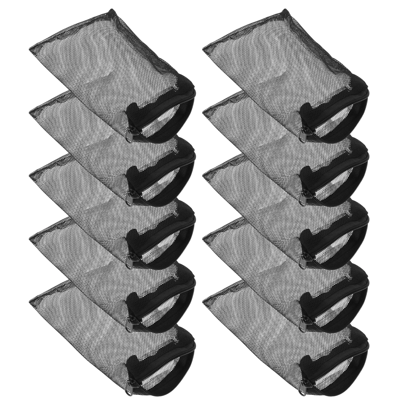 

10Pcs Fish Tank Filter Mesh Bags Zipper Reusable Aquarium Media Bag Activated Carbon Ceramic Rings Pond Water Filter Pouch