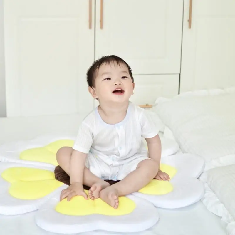 R66D Soft & Safe Baby Bathing Support Comfortable & Portable Baby Bathing Pad Foldable Bathtub Pad Stable Pad for Newborns