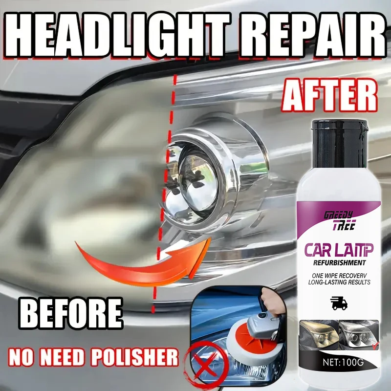 

Крем для ремонта фар автомобиля, антиокислительный и восстанавливающий к царапинам, полировка пластика из ПВХ, подходит для обслуживания и ухода за автомобильными фарами.