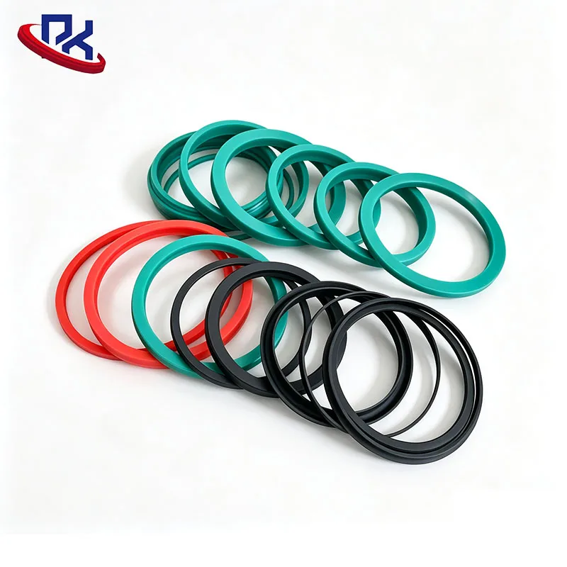 High-Temperature Water Seal Sealing Ring PU+PTFE+FK Material Numerically Controlled Lathe Processed for Enhanced Durability