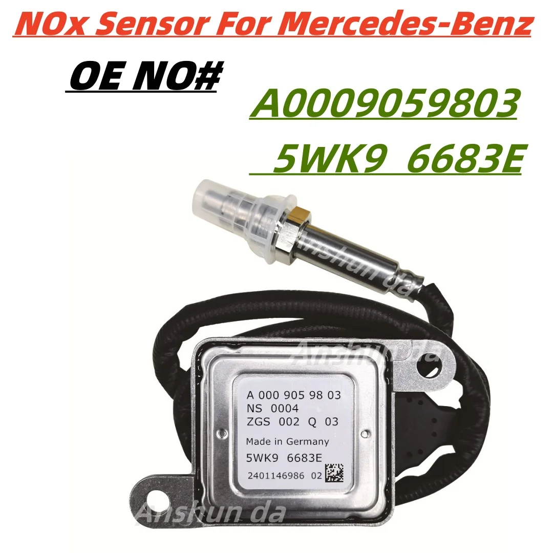 A0009059803 5WK96683E 5WK9 6683D Genuine NOX Sensor For Mercedes-Benz W205 W166 GLE350 GLE400 ML350 CLA350