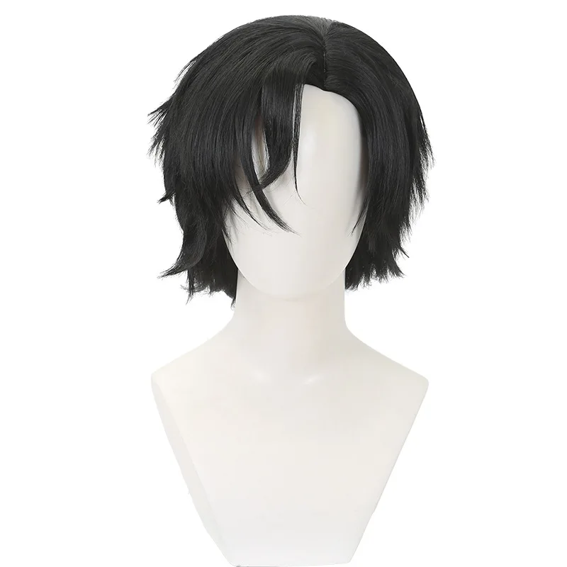 The King Mask Of The God-Slaying Mask Team Kurzes glattes Haar Fragmentierter Abdeckkopf Einfach zu verwalten Universelles Cosplay-Kurzhaar