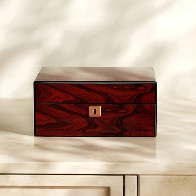 Wooden Watch Box Men Luxury Watches Storage Boxes Travel Protect Watch Display Case Organizers Packaging Showcase Supplies Gift