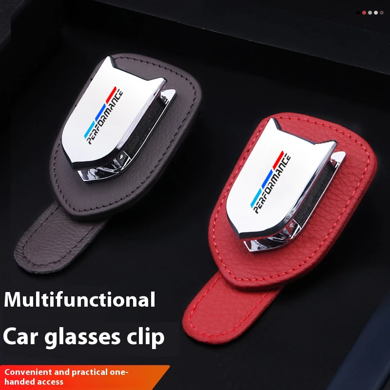 

Car Glasses Case Sun Visor Glasses Holder Sunglasses Holder For BMW X3 X5 X6 F20 F30 E90 F32 F10 F46 G20 G30 G01 G02 G05 M3 M5