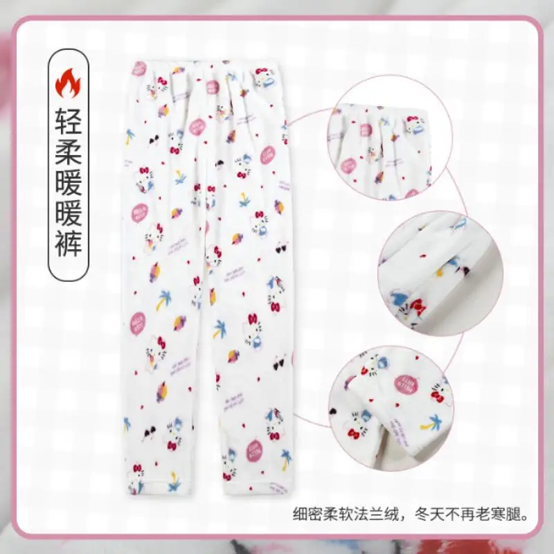 أنيمي كورومي Kawaii بلدي ميلودي المرأة منامة طالب الكرتون سراويل نسائية سراويل تقليدية دافئة الملابس في سن المراهقة الملابس ارتداء في المنزل #5