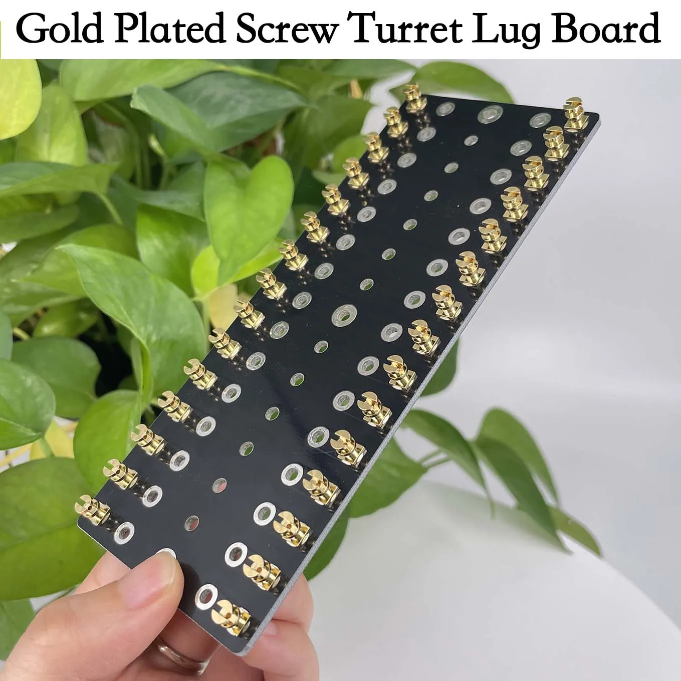 1PC 30 Posts Slotted Turret Board DIY Audio Strip Tag Terminal Turret Lug Board For Hifi Vintage Vacuum Tube Amplifier 150*60*2