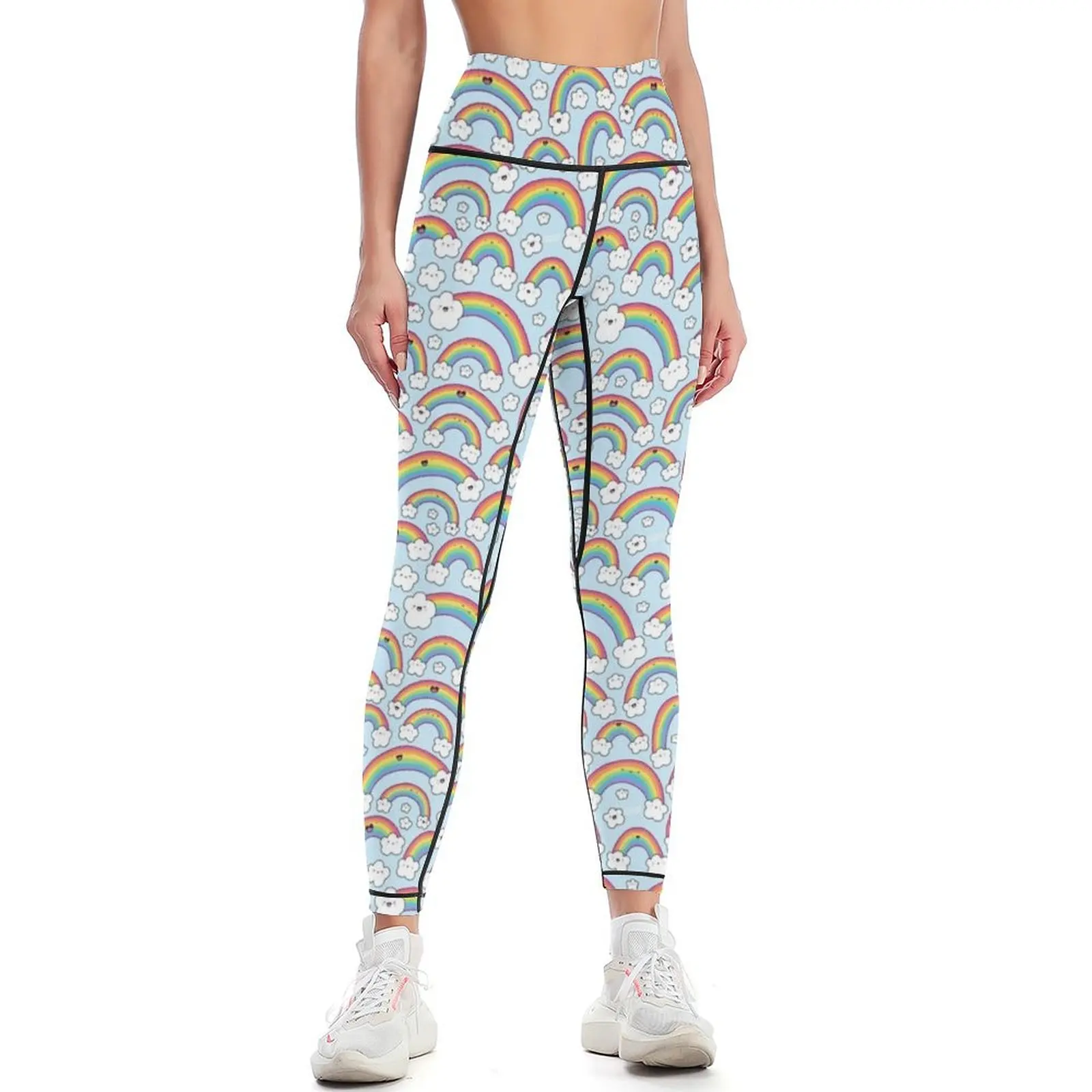 

Rainbows Everywhere! Leggings Women's pants for girls Women's high waist Women sports Womens Leggings