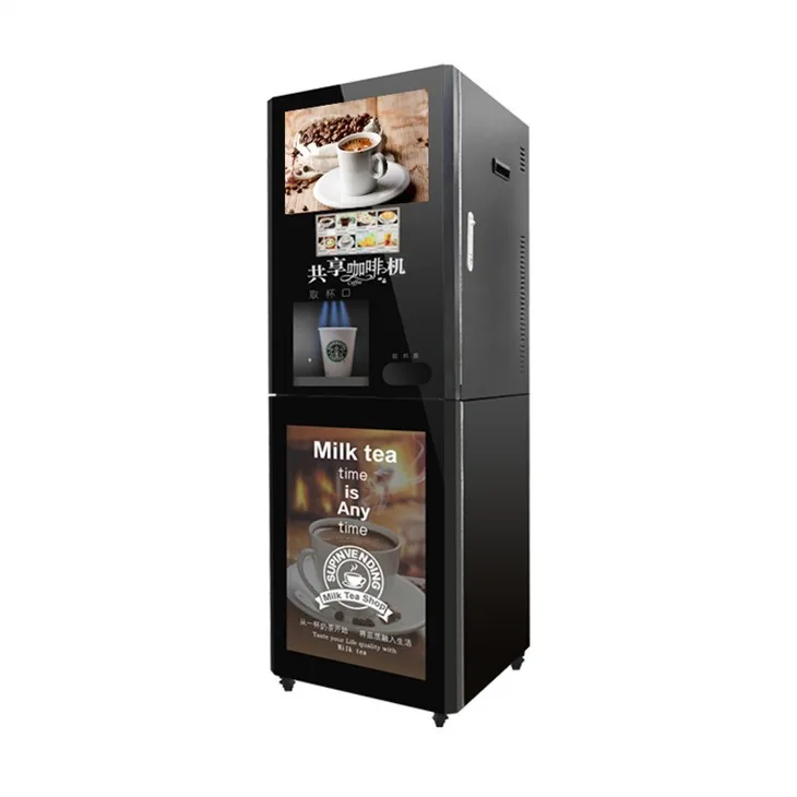 

Commercial Operated Automatic Coffee Vending Machine Cold And Hot