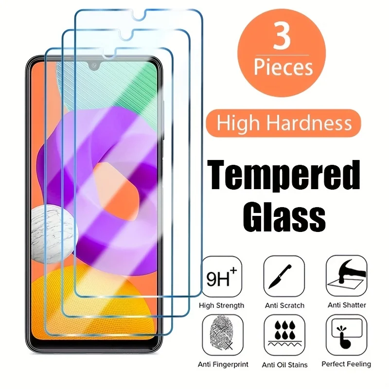 3 uds vidrio templado para Redmi Note 7 8 8T 9 10 11 12 13 Protector de pantalla para Redmi 7 8 8A 9 9A 9C 10C 10A 12C 13C 14C