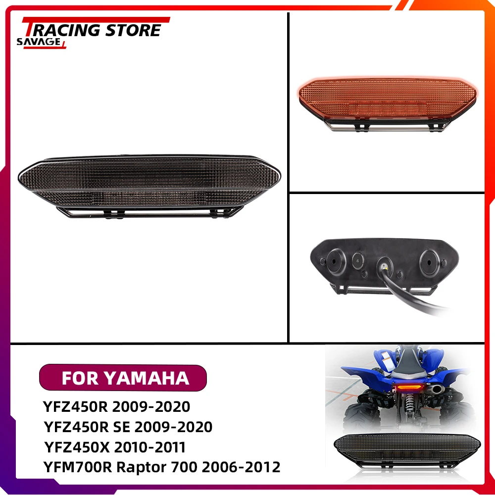 Motorycle LED Tail Light For Yamaha YFZ450R SE  YFZ450X YFM700R YFM700RSE Raptor SE 700 700R Taillight Brake Light YFZ450 YFM700