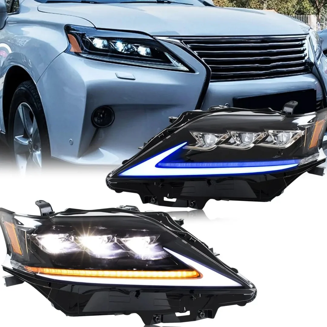 

LED Headlights for Lexus RX270 RX300 2013-2015 RX350 2014-2015 3rd Gen Start-up Animation Sequential Signal Accessary Front Lamp