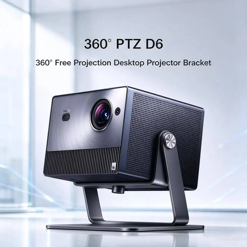For Vidda 360Degree Rotating Projector Bracket Supports Both Ceiling Mount Desktop Placement Compatible with C1 C1S and C1 Pro