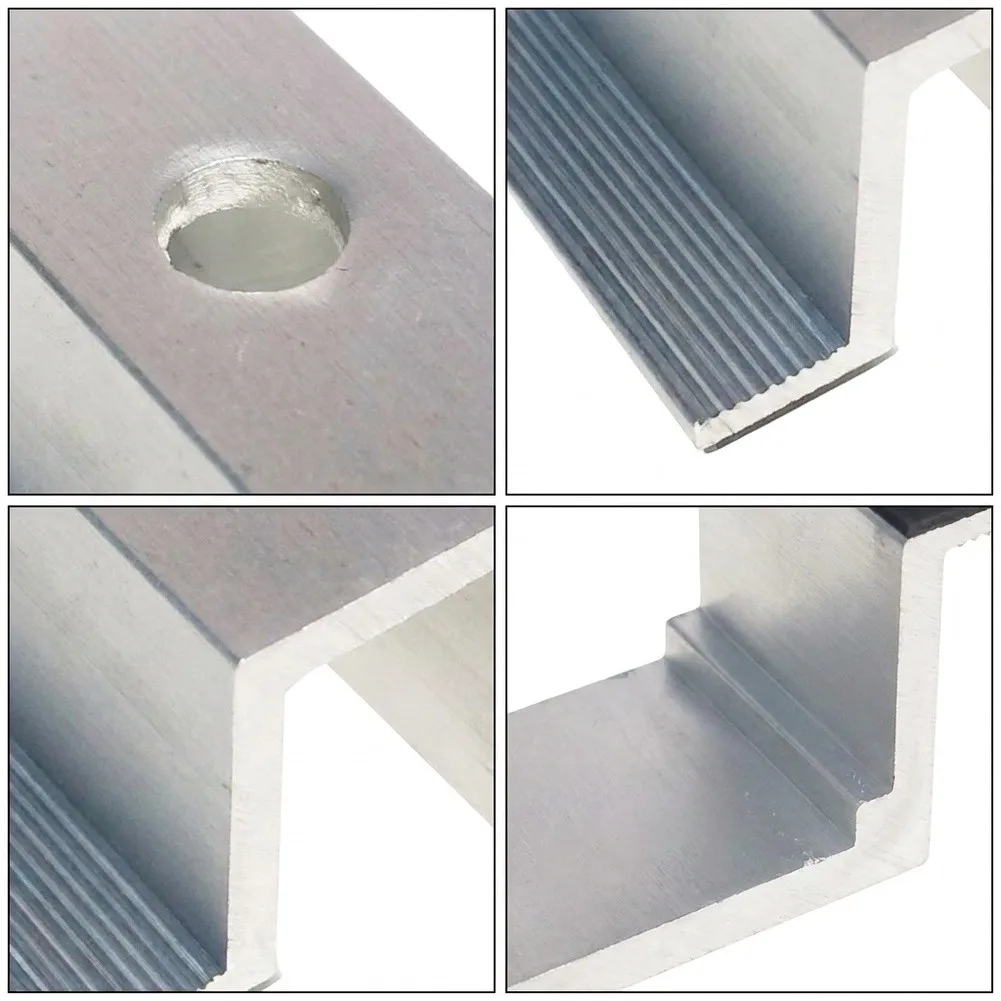 Light Weight Silver for Solar Middle Clamp for Solar Panels High Quality 3.5MM Solar Middle Clamp Resistance Light