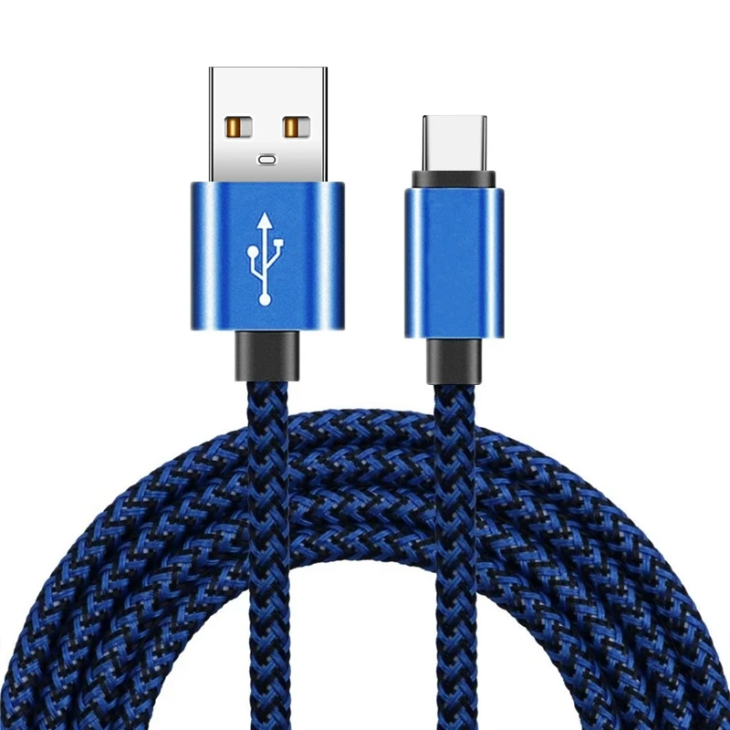 Type-C USB Charging Cable for iPhone XS XR 8 7 6S Samsung S10 S20 S21 S22 Xiaomi 11 Redmi Note 8 9 10 K30 K40 Pro Honor 30 40 50